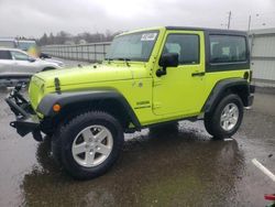 Jeep Wrangler Sport salvage cars for sale: 2016 Jeep Wrangler Sport