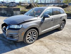 Audi Q7 salvage cars for sale: 2019 Audi Q7 Premium Plus