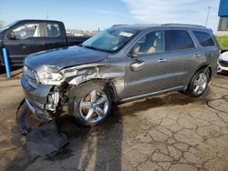 Salvage cars for sale from Copart Woodhaven, MI: 2011 Dodge Durango Citadel