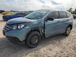 Salvage cars for sale at Houston, TX auction: 2013 Honda CR-V LX