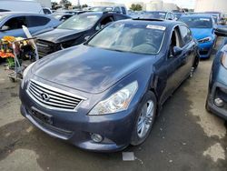 Vehiculos salvage en venta de Copart Martinez, CA: 2012 Infiniti G37