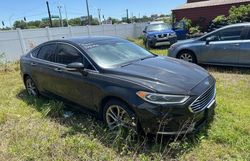 Salvage cars for sale from Copart Ocala, FL: 2019 Ford Fusion SEL