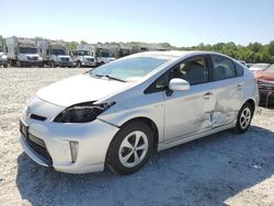 Salvage cars for sale from Copart Ellenwood, GA: 2015 Toyota Prius