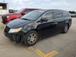 Salvage cars for sale at Grand Prairie, TX auction: 2011 Honda Odyssey EX