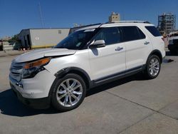 Salvage cars for sale from Copart New Orleans, LA: 2013 Ford Explorer Limited