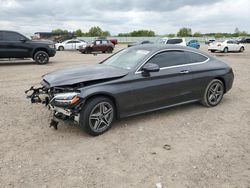 Salvage cars for sale from Copart Houston, TX: 2019 Mercedes-Benz C 300 4matic