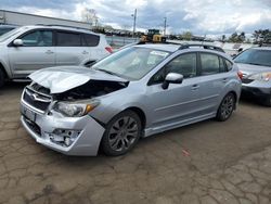 Salvage cars for sale at New Britain, CT auction: 2015 Subaru Impreza Sport Limited