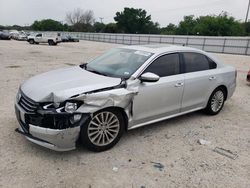 Salvage cars for sale at San Antonio, TX auction: 2017 Volkswagen Passat SE