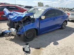 Salvage cars for sale at Riverview, FL auction: 2017 Honda Civic LX