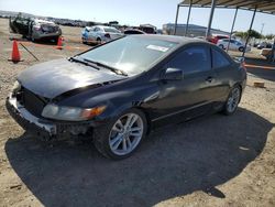 Honda Civic SI salvage cars for sale: 2008 Honda Civic SI