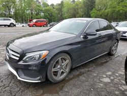 Vehiculos salvage en venta de Copart Austell, GA: 2018 Mercedes-Benz C300