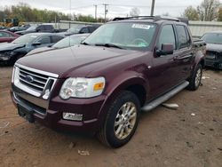 Salvage cars for sale from Copart Hillsborough, NJ: 2007 Ford Explorer Sport Trac Limited