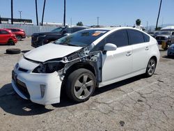 Salvage cars for sale from Copart Van Nuys, CA: 2013 Toyota Prius