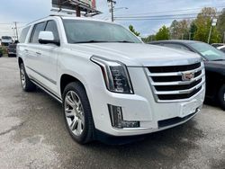 Cadillac salvage cars for sale: 2017 Cadillac Escalade ESV Premium Luxury