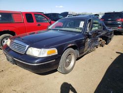 Salvage cars for sale at Elgin, IL auction: 1999 Ford Crown Victoria LX