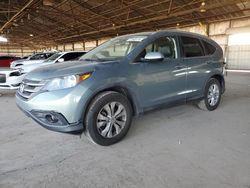 Honda salvage cars for sale: 2012 Honda CR-V EXL