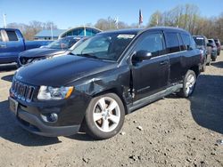 Salvage cars for sale at East Granby, CT auction: 2011 Jeep Compass Sport