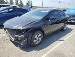 Vehiculos salvage en venta de Copart Rancho Cucamonga, CA: 2015 Honda Civic LX