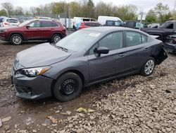 Salvage cars for sale at Chalfont, PA auction: 2021 Subaru Impreza