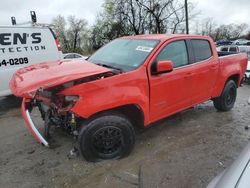 Salvage cars for sale from Copart Baltimore, MD: 2018 Chevrolet Colorado LT