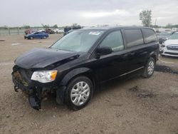 Salvage cars for sale at Kansas City, KS auction: 2018 Dodge Grand Caravan SE