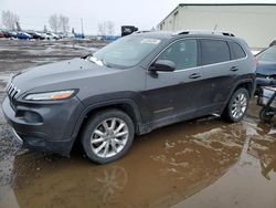 Salvage cars for sale at Rocky View County, AB auction: 2015 Jeep Cherokee Limited