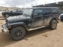 Salvage cars for sale at Colorado Springs, CO auction: 2015 Jeep Wrangler Unlimited Sahara