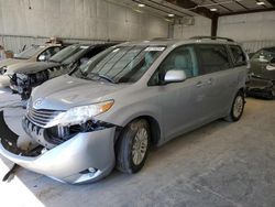 Toyota Sienna XLE salvage cars for sale: 2011 Toyota Sienna XLE