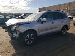 Subaru salvage cars for sale: 2018 Subaru Forester 2.5I Limited