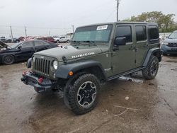 Jeep salvage cars for sale: 2015 Jeep Wrangler Unlimited Rubicon