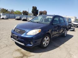 Salvage cars for sale from Copart Martinez, CA: 2008 Toyota Corolla Matrix XR