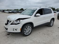 Salvage cars for sale from Copart San Antonio, TX: 2011 Volkswagen Tiguan S