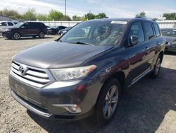 Salvage cars for sale at Sacramento, CA auction: 2013 Toyota Highlander Limited