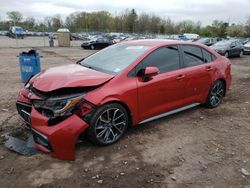 Salvage cars for sale from Copart Chalfont, PA: 2021 Toyota Corolla SE