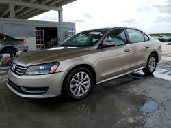 Salvage cars for sale from Copart West Palm Beach, FL: 2015 Volkswagen Passat S