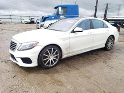 Mercedes-Benz s-Class salvage cars for sale: 2015 Mercedes-Benz S 63 AMG