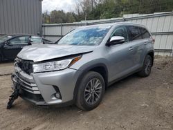 Salvage cars for sale from Copart West Mifflin, PA: 2019 Toyota Highlander SE