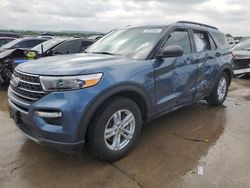 Salvage cars for sale at Grand Prairie, TX auction: 2020 Ford Explorer XLT