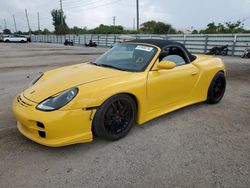 Salvage cars for sale at Miami, FL auction: 1999 Porsche Boxster