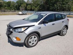 Salvage cars for sale from Copart Fort Pierce, FL: 2017 Ford Escape S