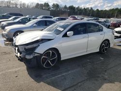 Salvage cars for sale from Copart Exeter, RI: 2017 Honda Accord Sport Special Edition