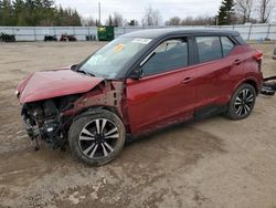Salvage cars for sale from Copart Bowmanville, ON: 2019 Nissan Kicks S