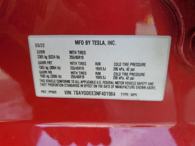 2022 Tesla Model Y