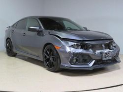 Salvage cars for sale at Los Angeles, CA auction: 2019 Honda Civic SI