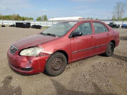 Salvage cars for sale from Copart Columbia Station, OH: 2006 Toyota Corolla CE