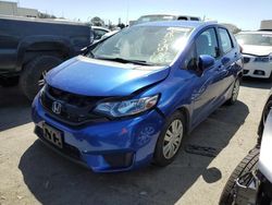 Salvage cars for sale at Martinez, CA auction: 2015 Honda FIT LX