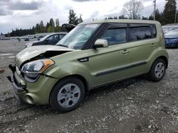 Vehiculos salvage en venta de Copart Graham, WA: 2013 KIA Soul