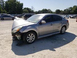 Salvage cars for sale at Ocala, FL auction: 2011 Subaru Legacy 2.5I Premium
