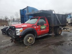 Salvage trucks for sale at Woodhaven, MI auction: 2013 Ford F450 Super Duty