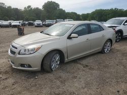 Salvage cars for sale at Conway, AR auction: 2013 Chevrolet Malibu 2LT